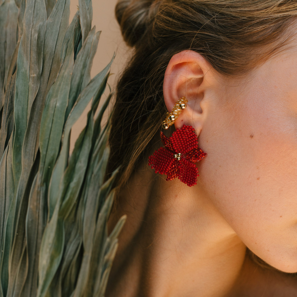 Pascua Earrings [Red]