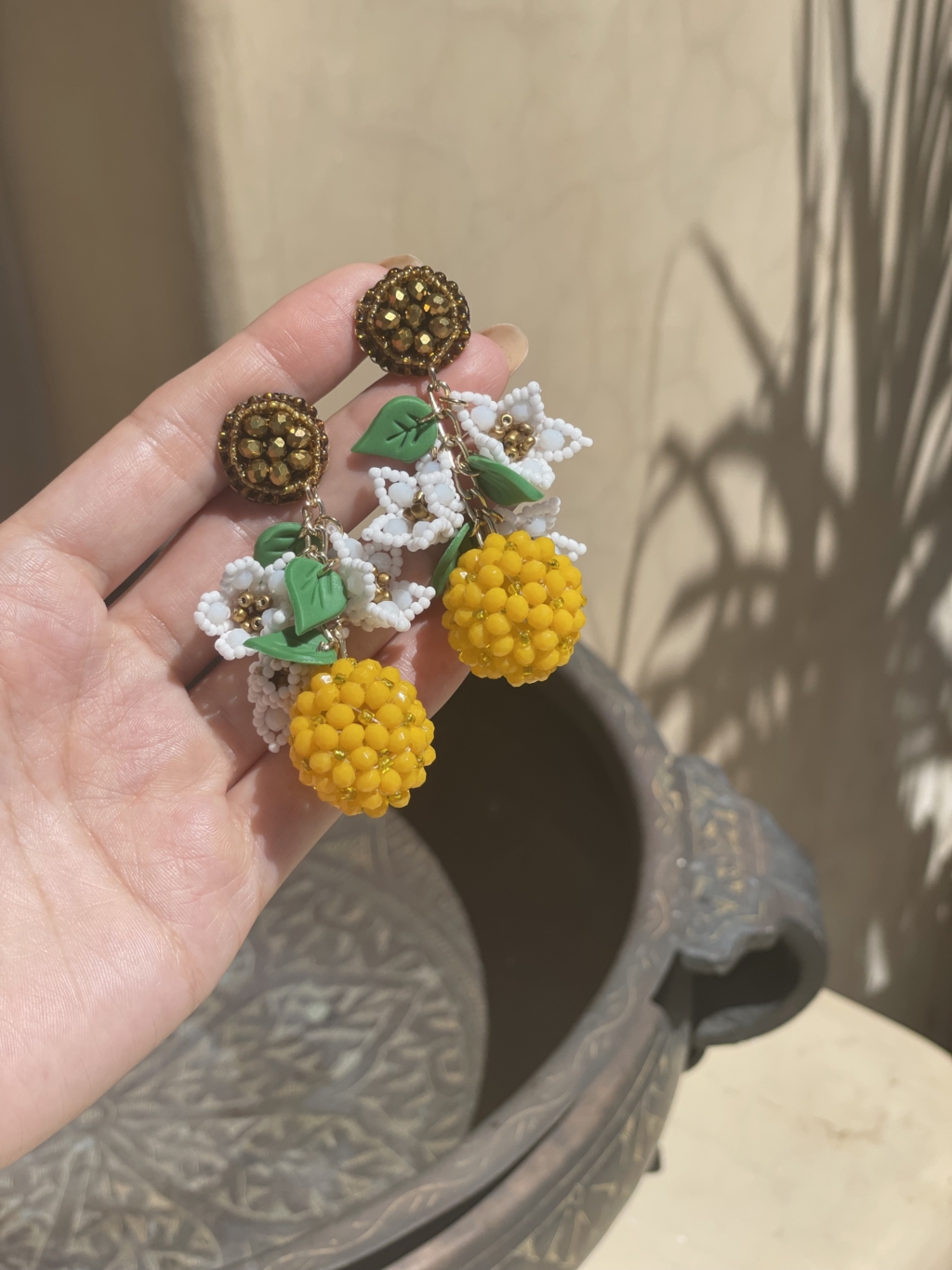 Orange Earrings - Image 2