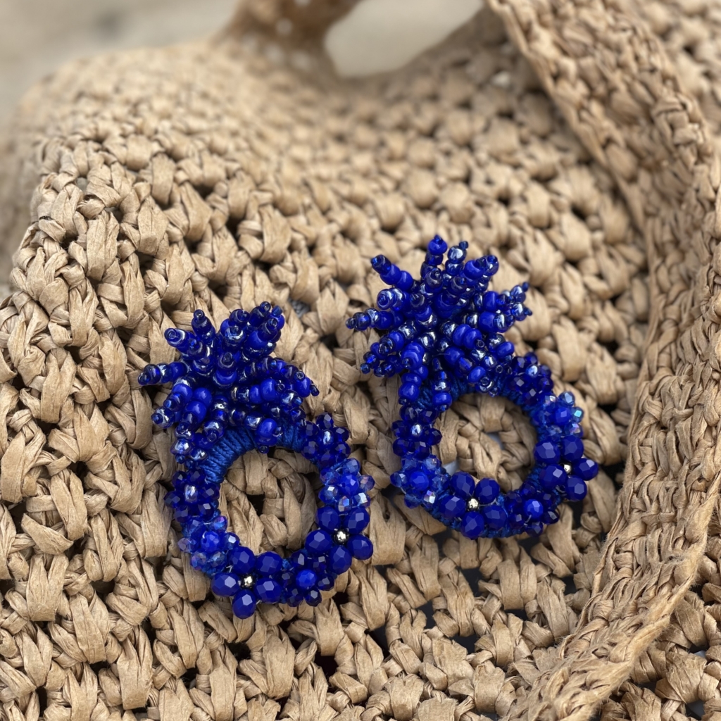 Bombona Earrings [Blue]