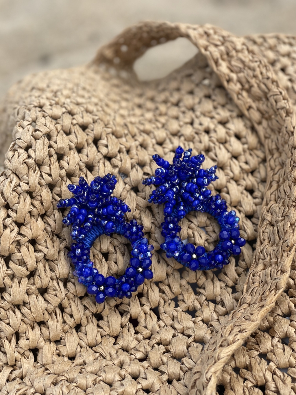 Bombona Earrings [Blue]