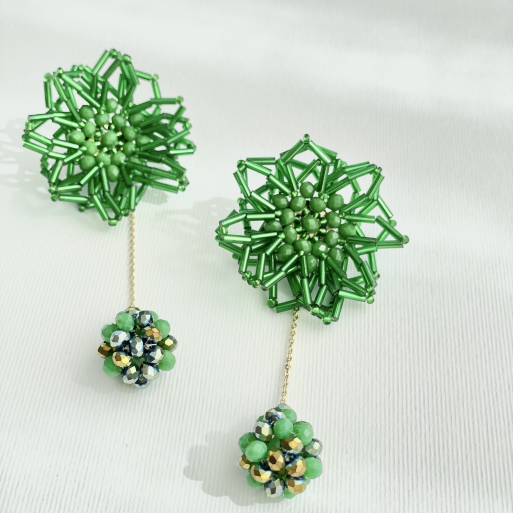 Di Praia Earrings [Green]