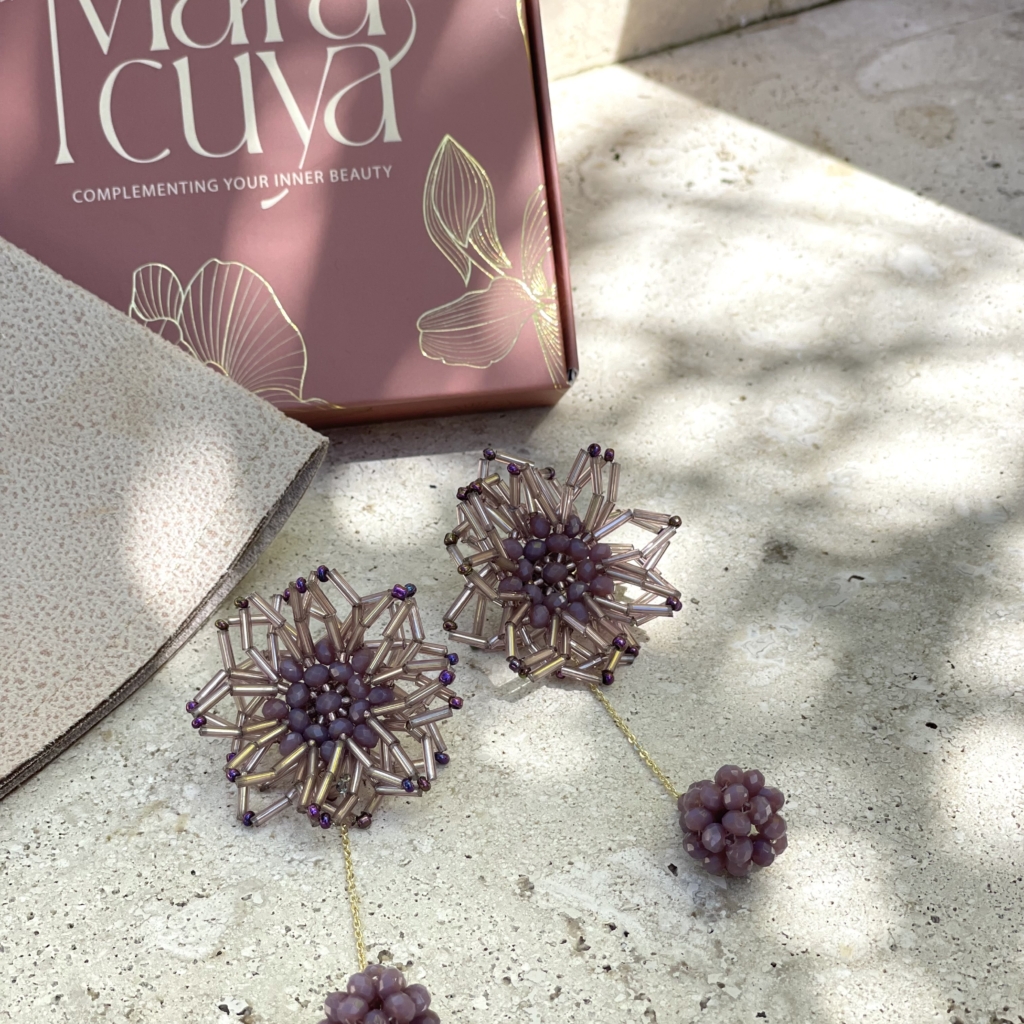 Di Praia Earrings [Blackberry]