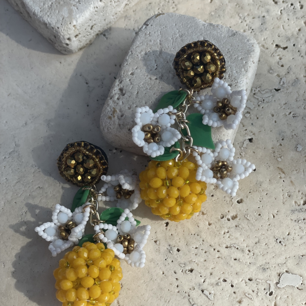 Orange Earrings