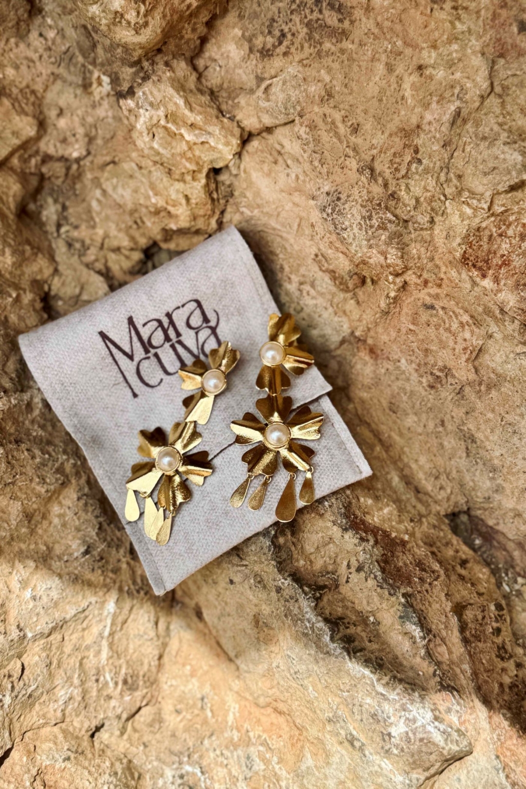 Zenda Double Earrings - Image 2