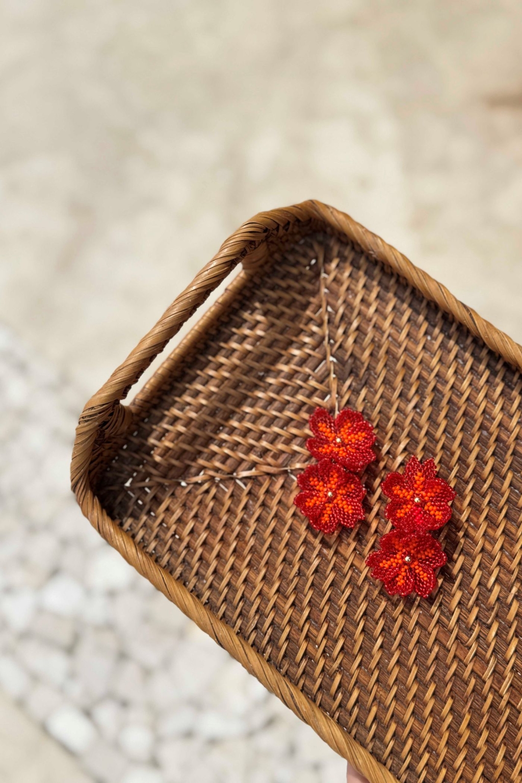 Esmera Earrings [Double Red]