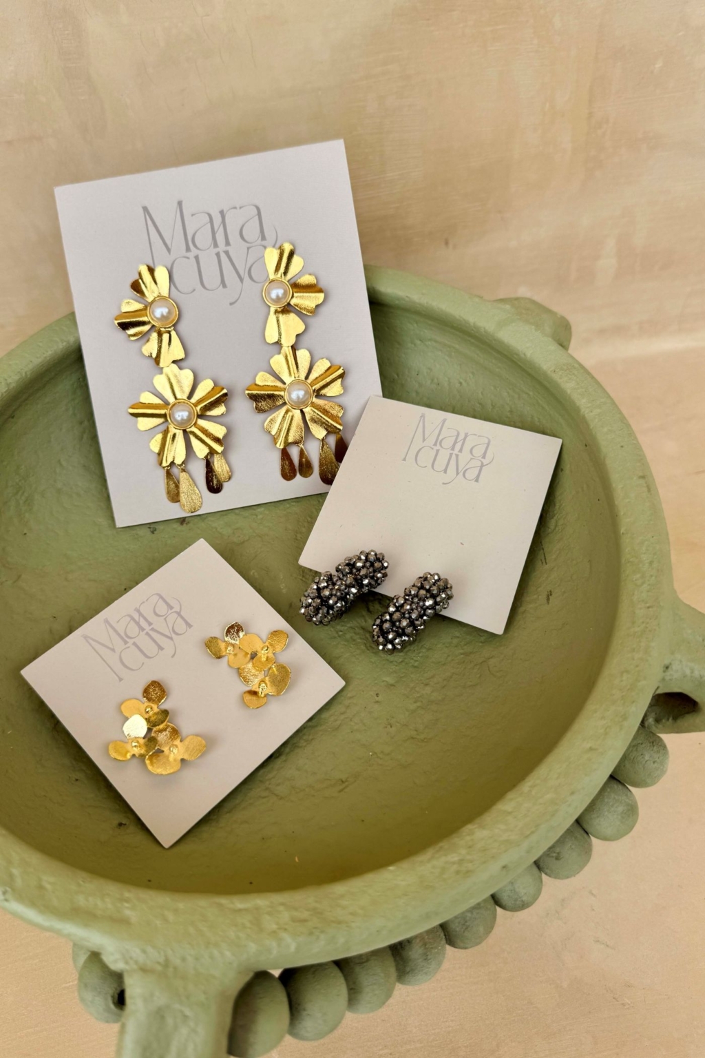 Zenda Double Earrings - Image 5