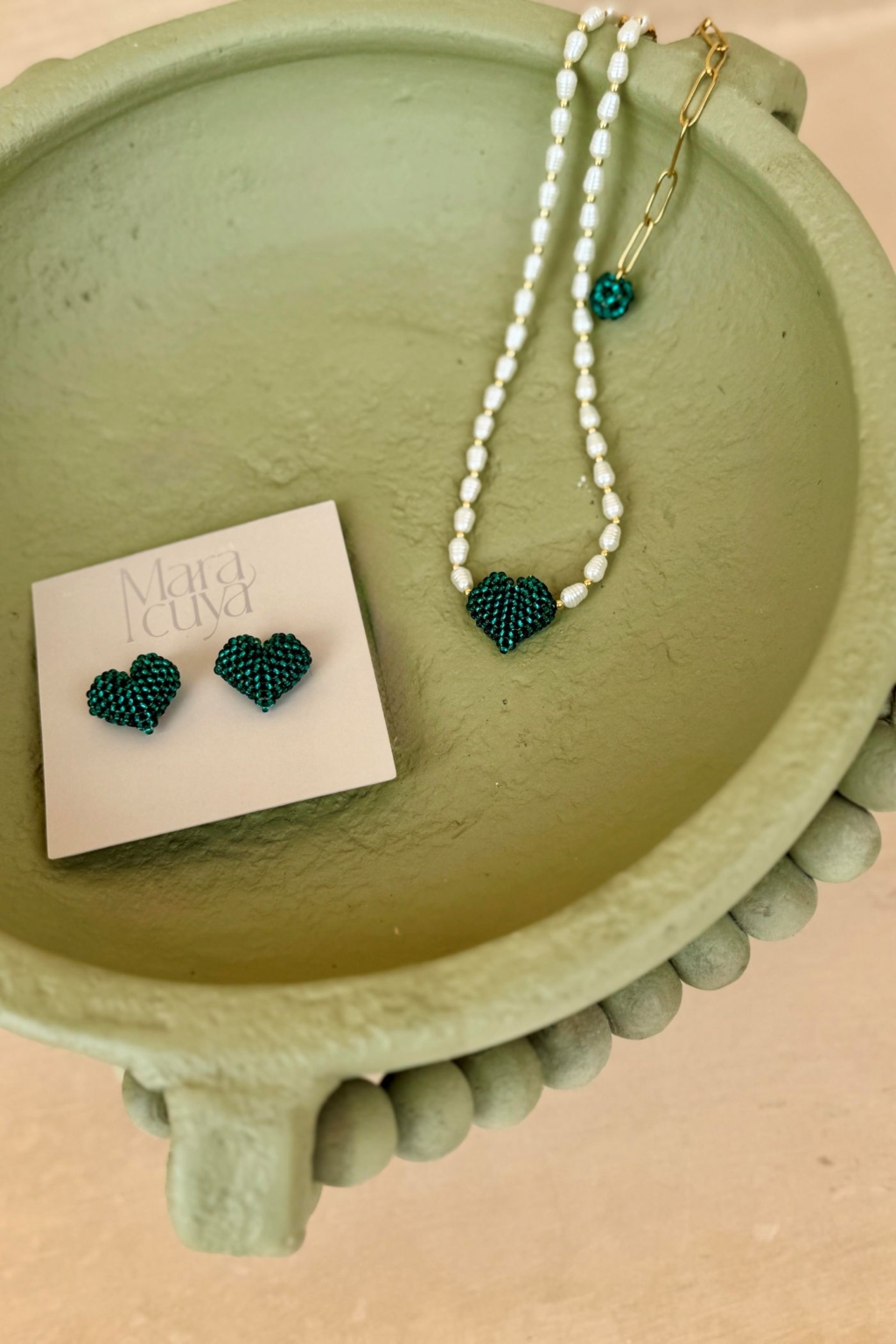 Mini Lovie Earrings [Turquoise] - Image 2