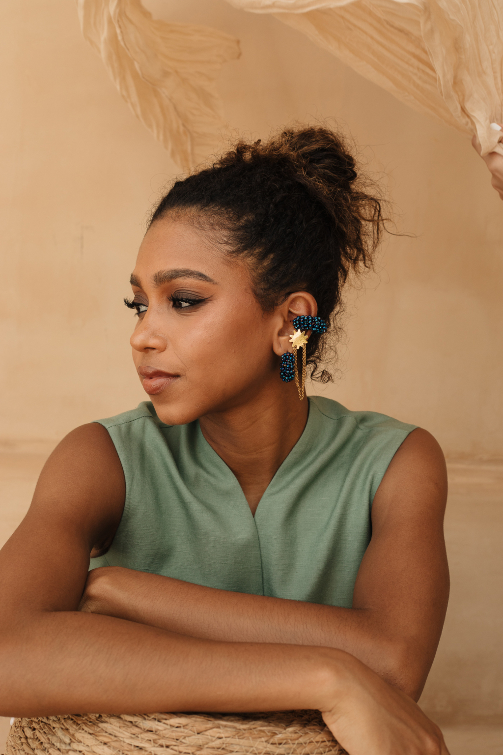 Lira Earrings [Blue]