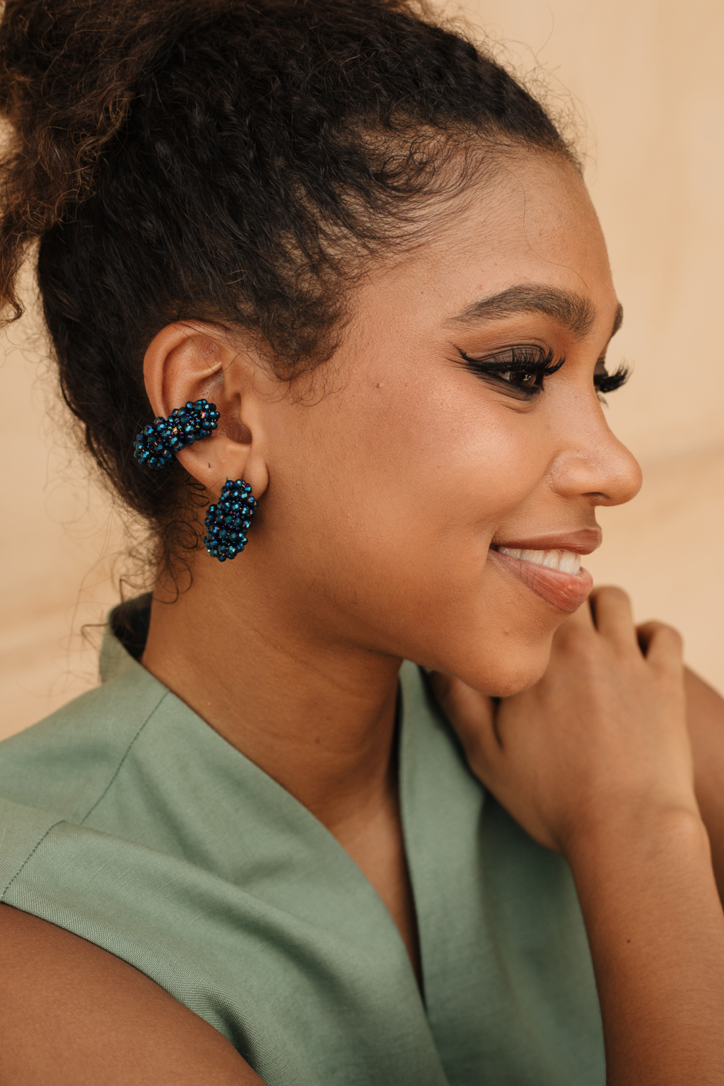 Lira Earrings [Blue] - Image 3