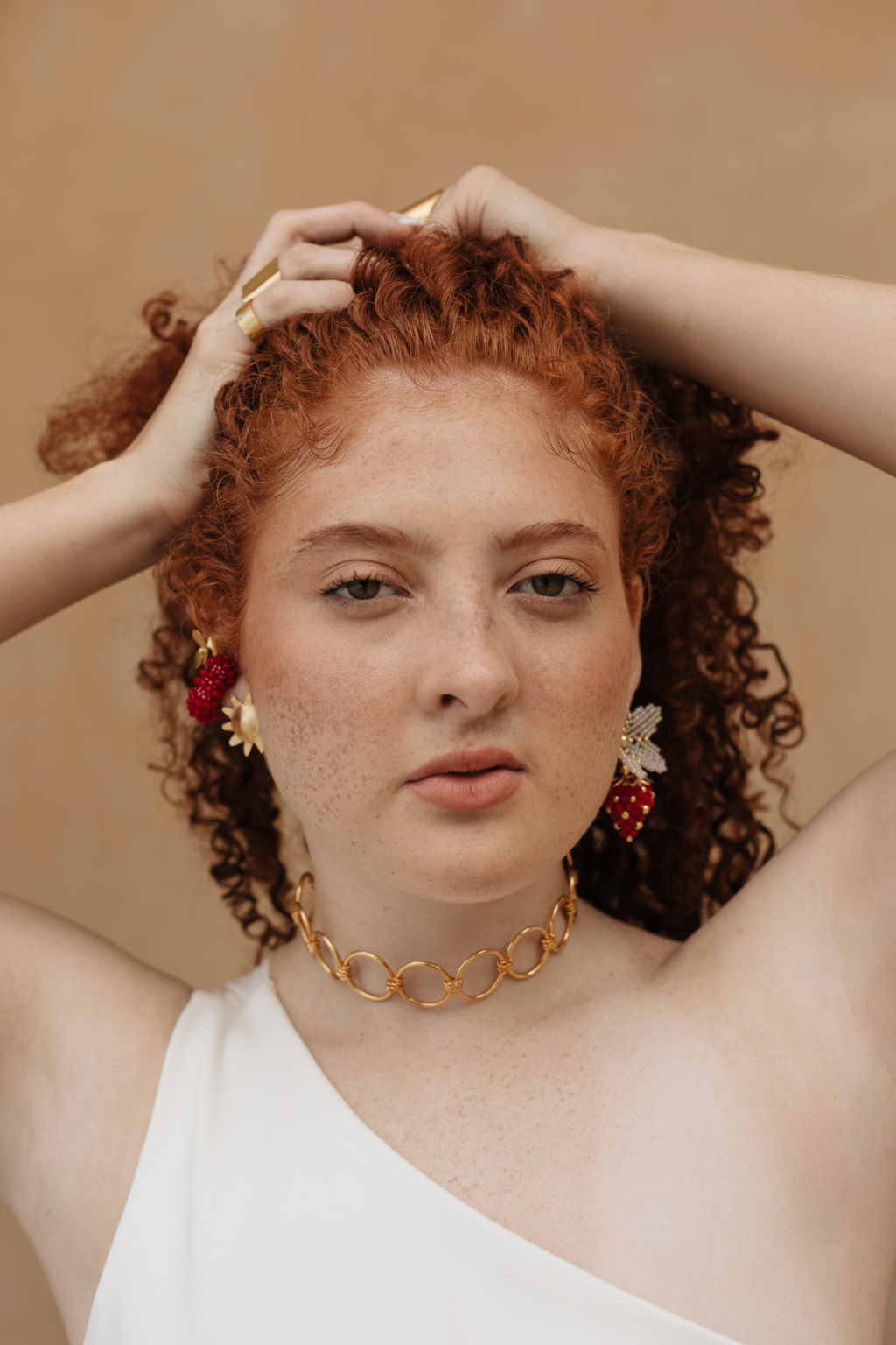 Lira Ear Cuff [Red] - Image 6
