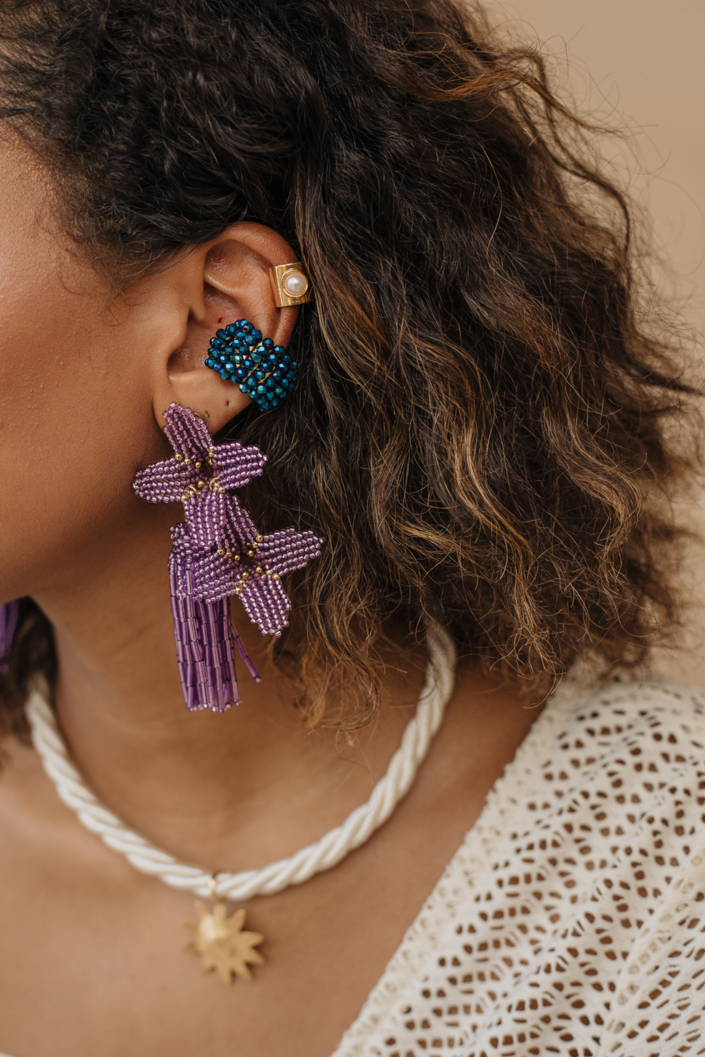 Amaia Earrings [Lila] - Image 3