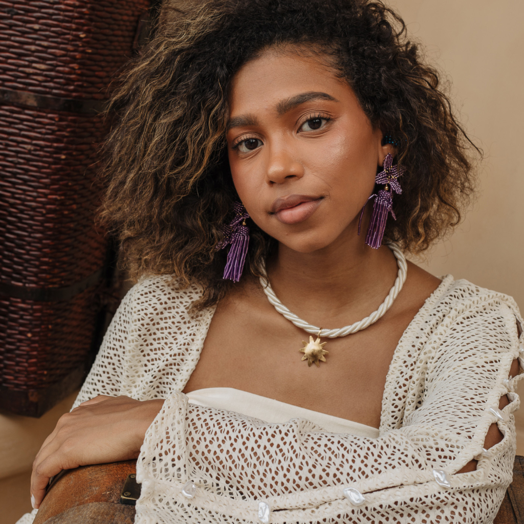 Amaia Earrings [Lila]