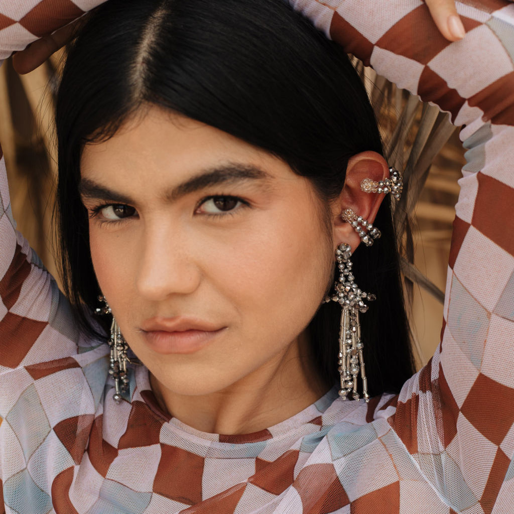Kara Earrings [Silver]