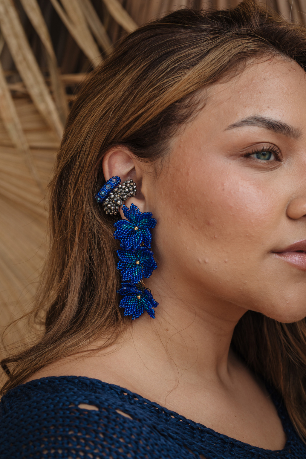 Dalma Ear Cuff [Blue]