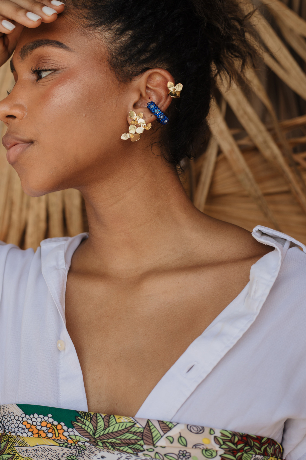 Dalma Ear Cuff [Blue] - Image 2