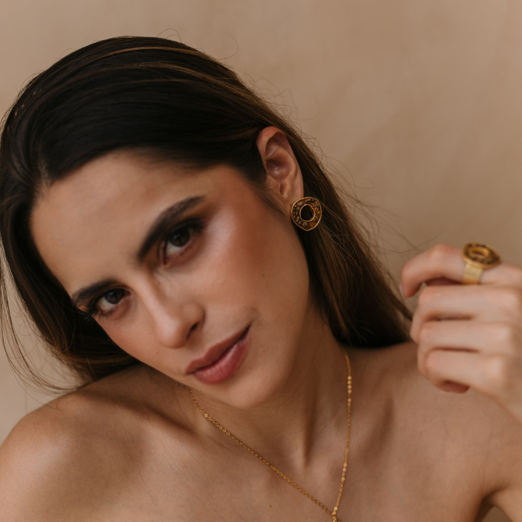 Caliza Earrings [Jaspe]